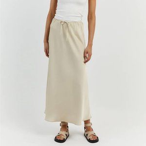 DISSH Bobby Stone Satin Bias Cut Skirt NWT (US Size 6)